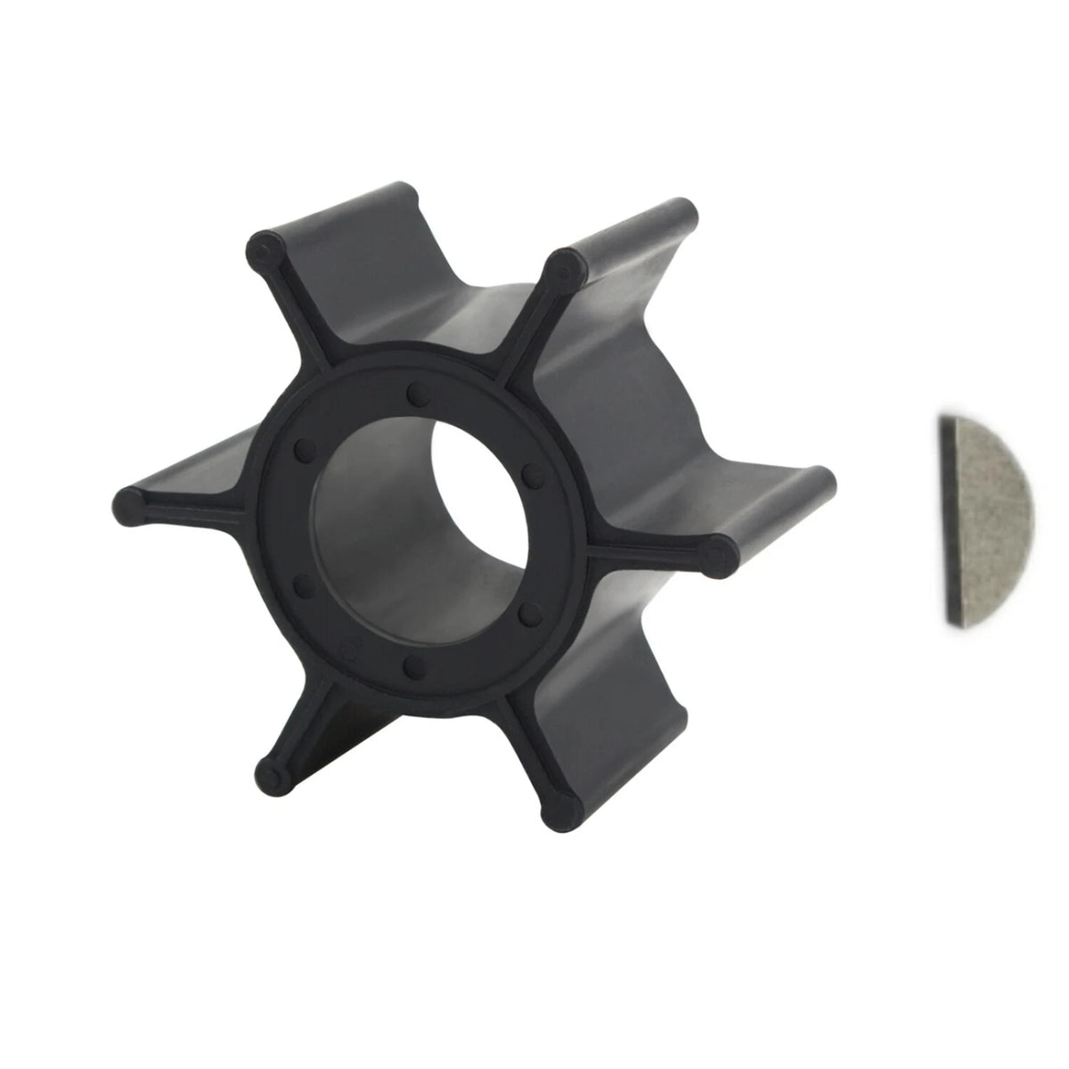 Water Pump Impeller & Key for Yamaha Mariner Outboard 8hp 15hp (47-95611M)