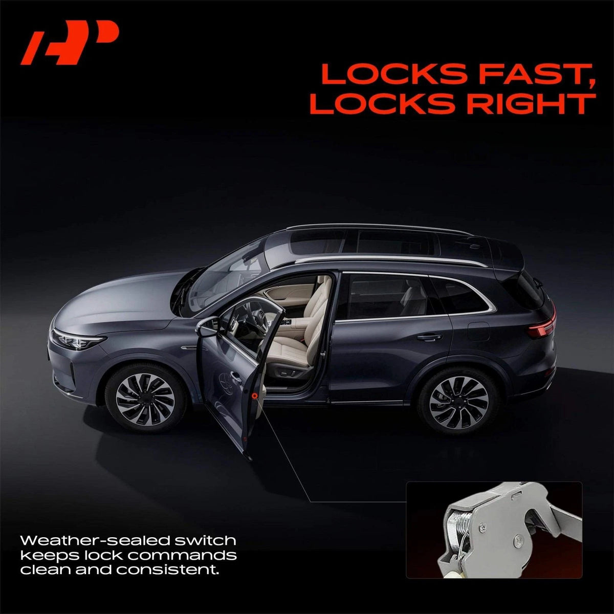 Left Door Lock Actuator for Ford Mustang (2015–2019) FR3Z63264A27B, FR3Z-63264A27-B