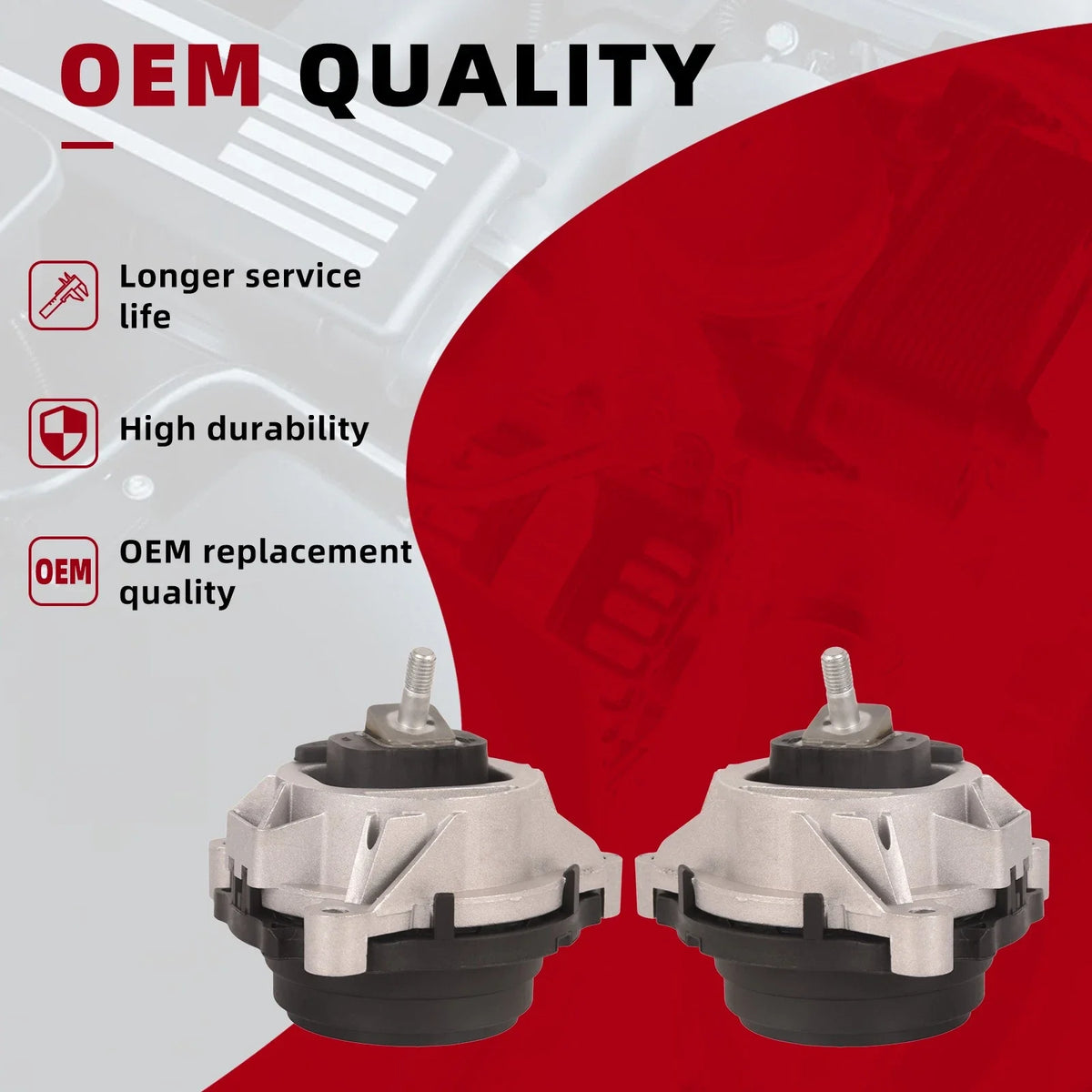 Engine Motor Mount Kit for BMW 228i 230i 328i 330i xDrive X3 X4 (2014–2021)