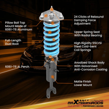 24 Way Damper Coilovers Lowering Kit for Nissan 350Z Infiniti G35 (2003–2007)