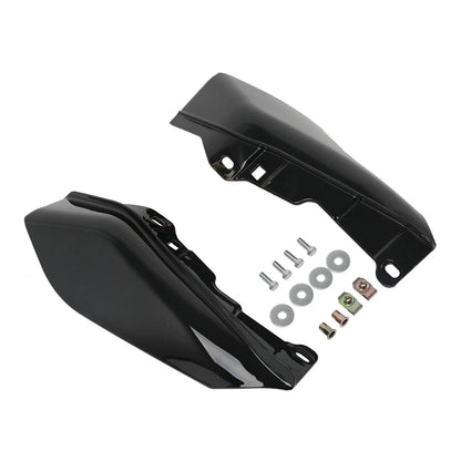 Black Mid-Frame Air Deflectors for Harley Touring Road Street Glide (2009–2023)