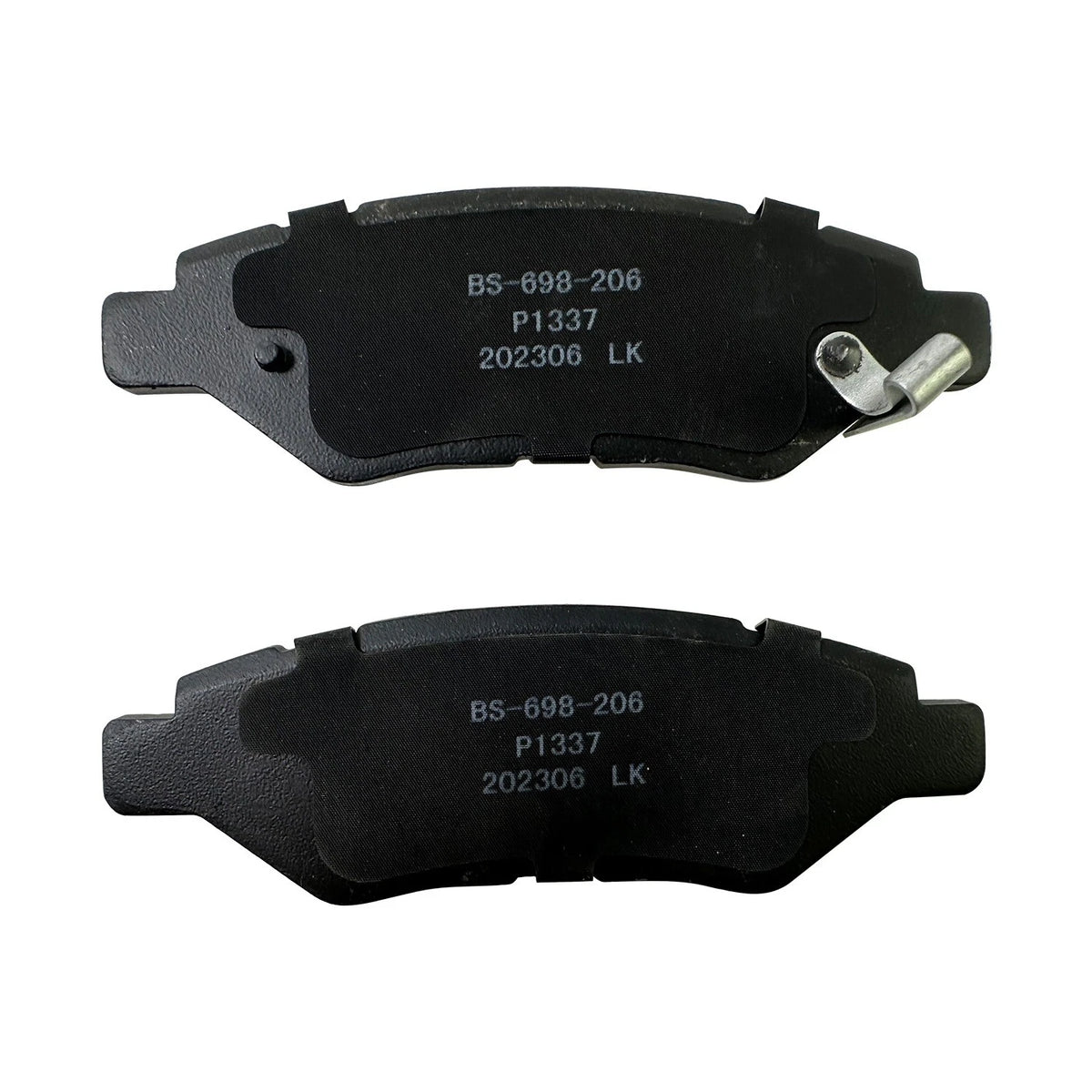 Set of 4 Rear Ceramic Brake Pads for Cadillac CTS, Chevrolet Camaro, Saab 9-4X (2010–2015) P-1337, 1337