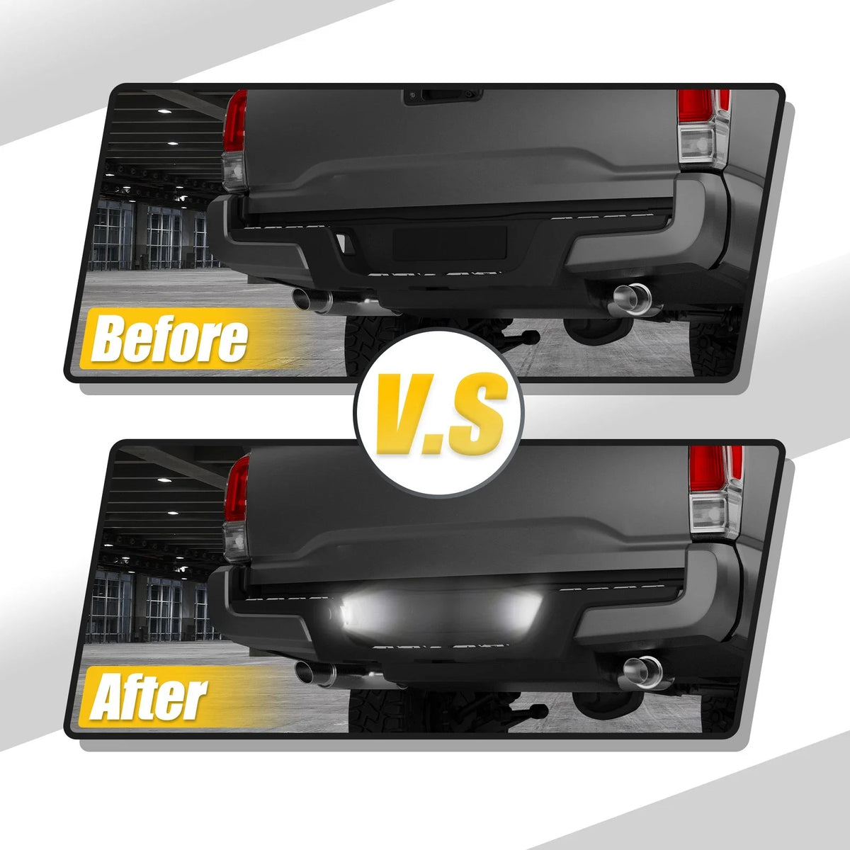 2X LED License Plate Light for Chevy C1500 (6000K White Light)