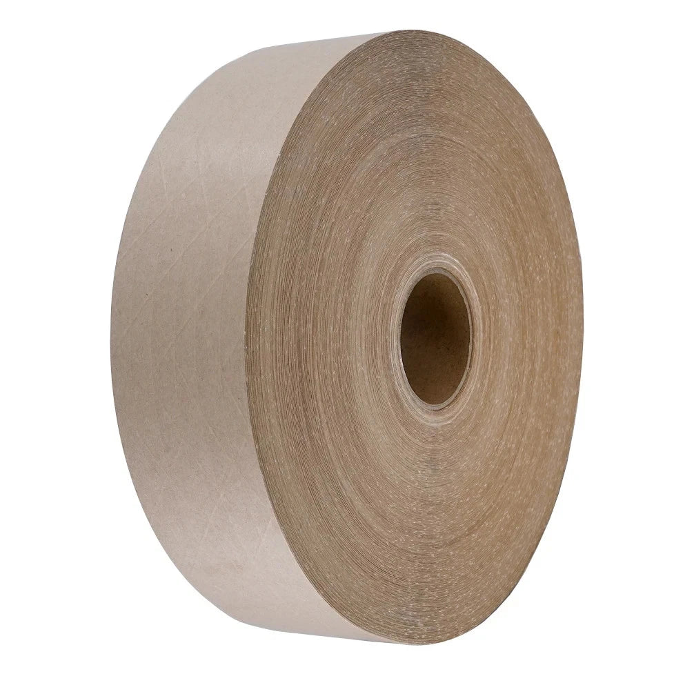 Reinforced Gummed Kraft Paper Tape 70mm x 1000ft (Water Activated)