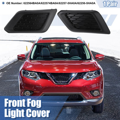 1 Pair Fog Light Grille No. 622564BA0A/622574BA0A for Nissan Rogue (2014–2016)