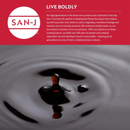 2X San-J Gluten Free Tamari Soy Sauce 28% Less Sodium