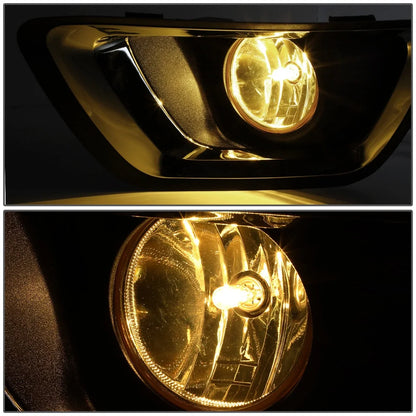 Pair Fog Light Lamps for Chevy Colorado (2015–2019) w/ Switch & Chrome Trim