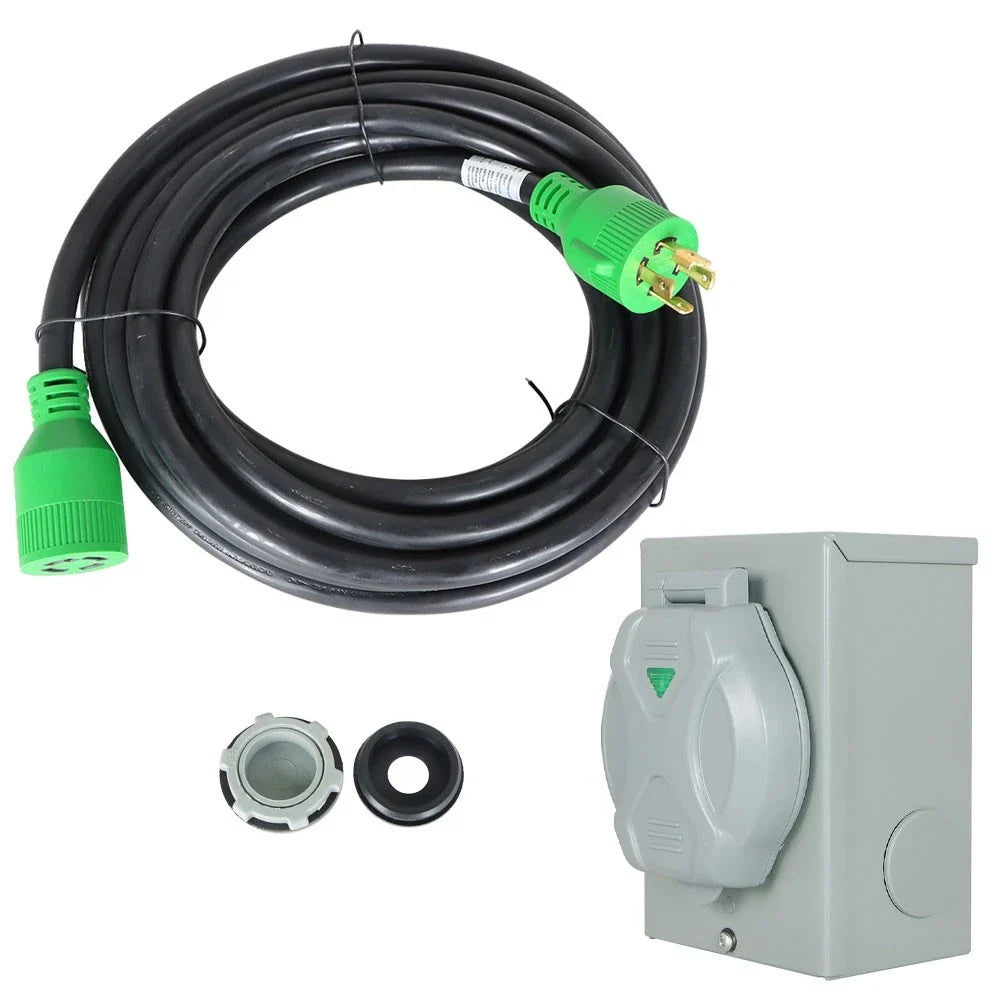 30 Amp Generator Cord for RV (25FT, L14-30P to L14-30R)