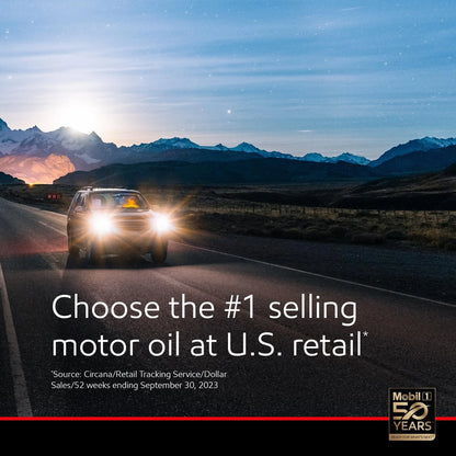 5 Quart Mobil 1 Extended Performance High Mileage Full Synthetic Motor Oil