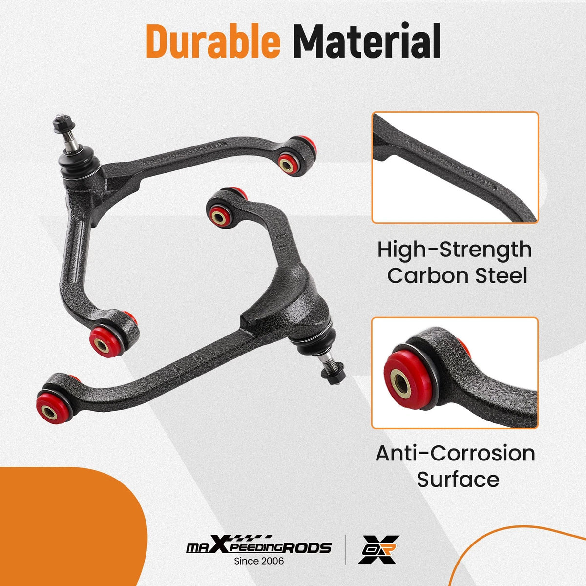 Pair Front Upper Control Arms for Jeep Liberty (2002–2007) 29AHZM