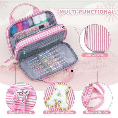 Pencil Bag for Girls - Large Capacity Cute Pencil Pouch Pen Case