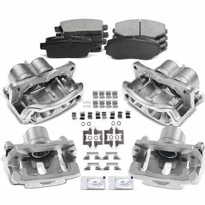 4-Wheel Brake Kit with Calipers for Ford Edge (2007–2008) 18102851, 7T4Z2B120D, 7T4Z2B292B