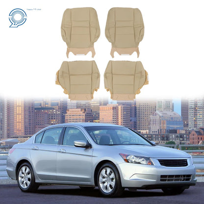 Set of 2 Leather Seat Covers for Honda Accord (2008–2012)