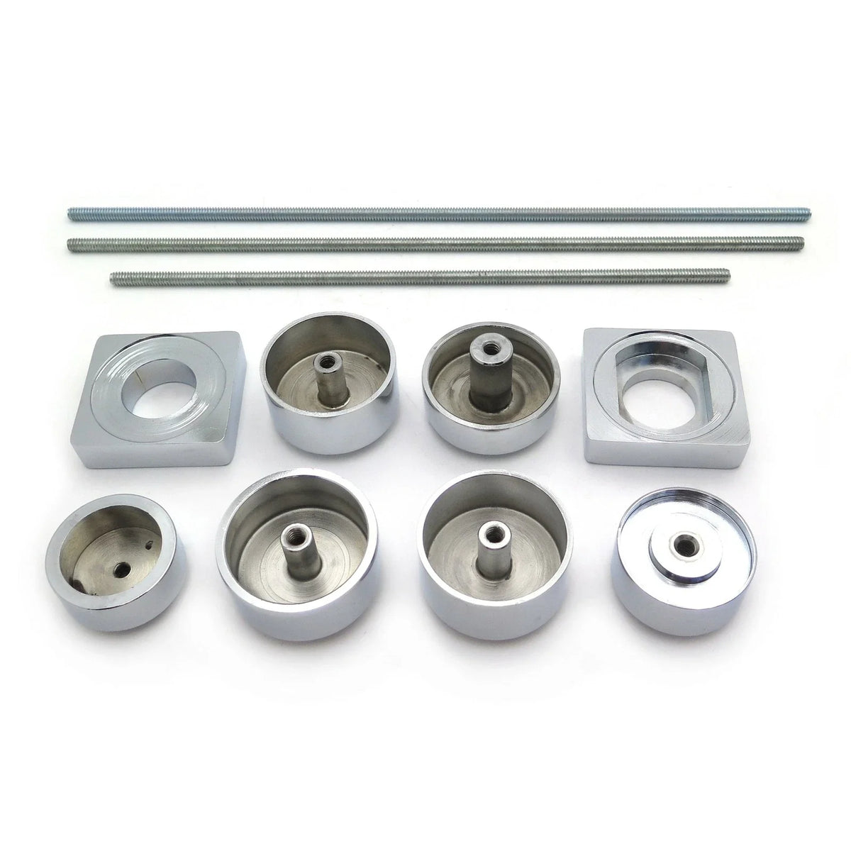 Set of 2 Fork Axle Caps Covers for Suzuki GSX-R 600 750 2005-2008, 1000 2006-2007 Chrome