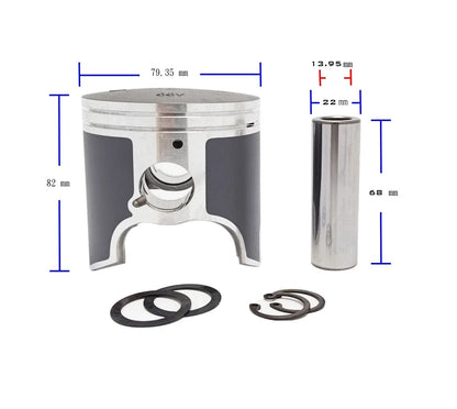 Piston Kit STD for Yamaha PWC Wave Running XL XA XR GP 1200 (1996–2001) 66V-11631-00