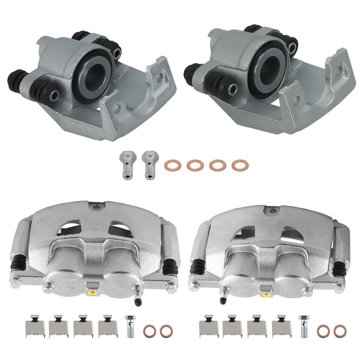 Front Rear Brake Caliper Full Set for Ford F-150 (2010–2011) 18B5236 18B5237