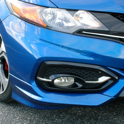 2X Front Bumper Spoiler Splitter Lip for Honda Civic Coupe (2014–2015) HFP-Style