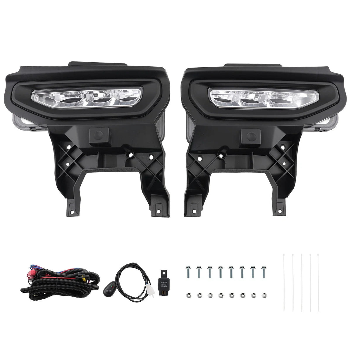 Set of 2 LED Front Fog Lamps for GMC Sierra 1500 (2016–2018) 23381984 GM2592314