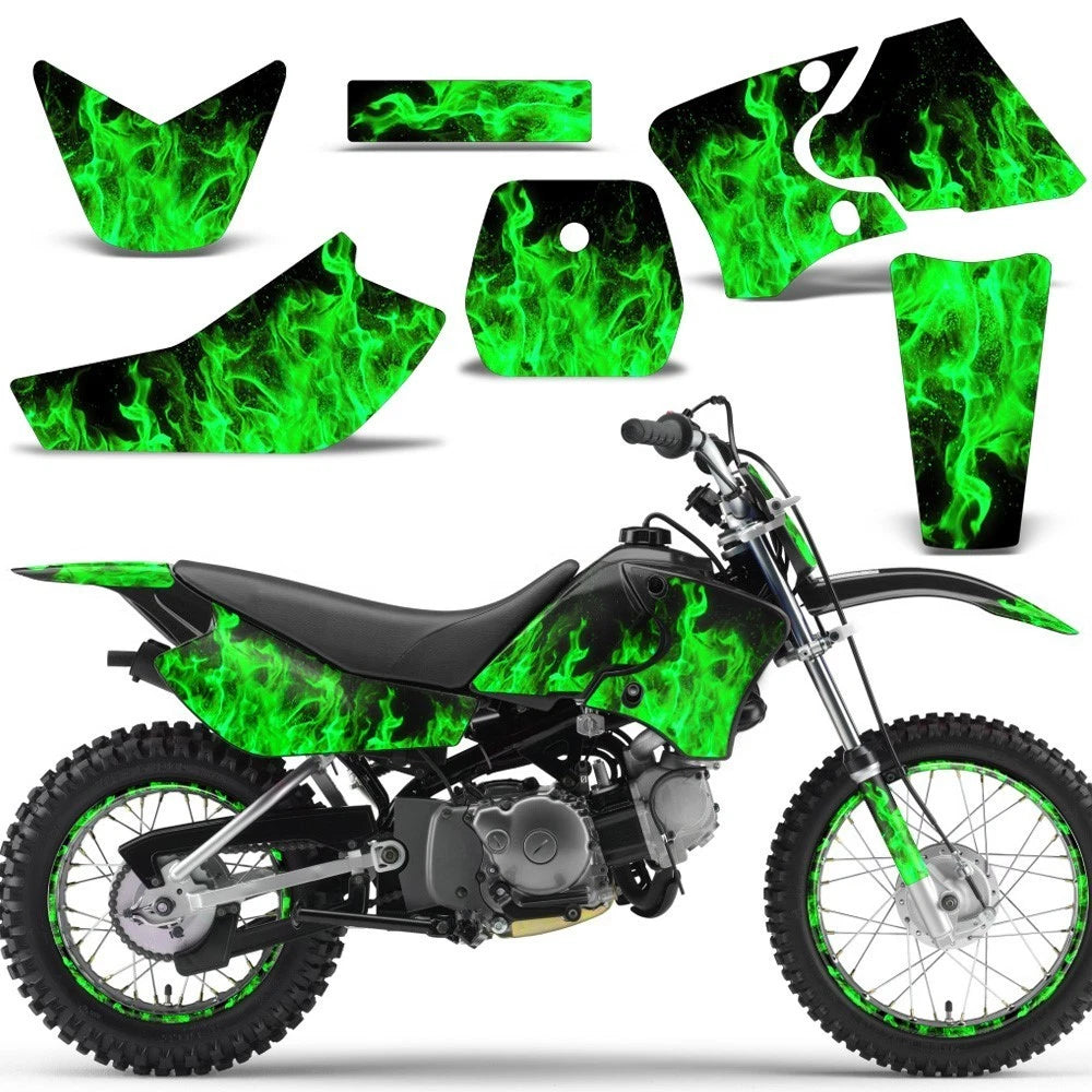 Graphic Stickers +#PLT/RIM Decals for Yamaha TTR90 (2000–2007)