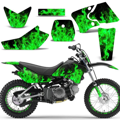 Graphic Stickers +#PLT/RIM Decals for Yamaha TTR90 (2000–2007)