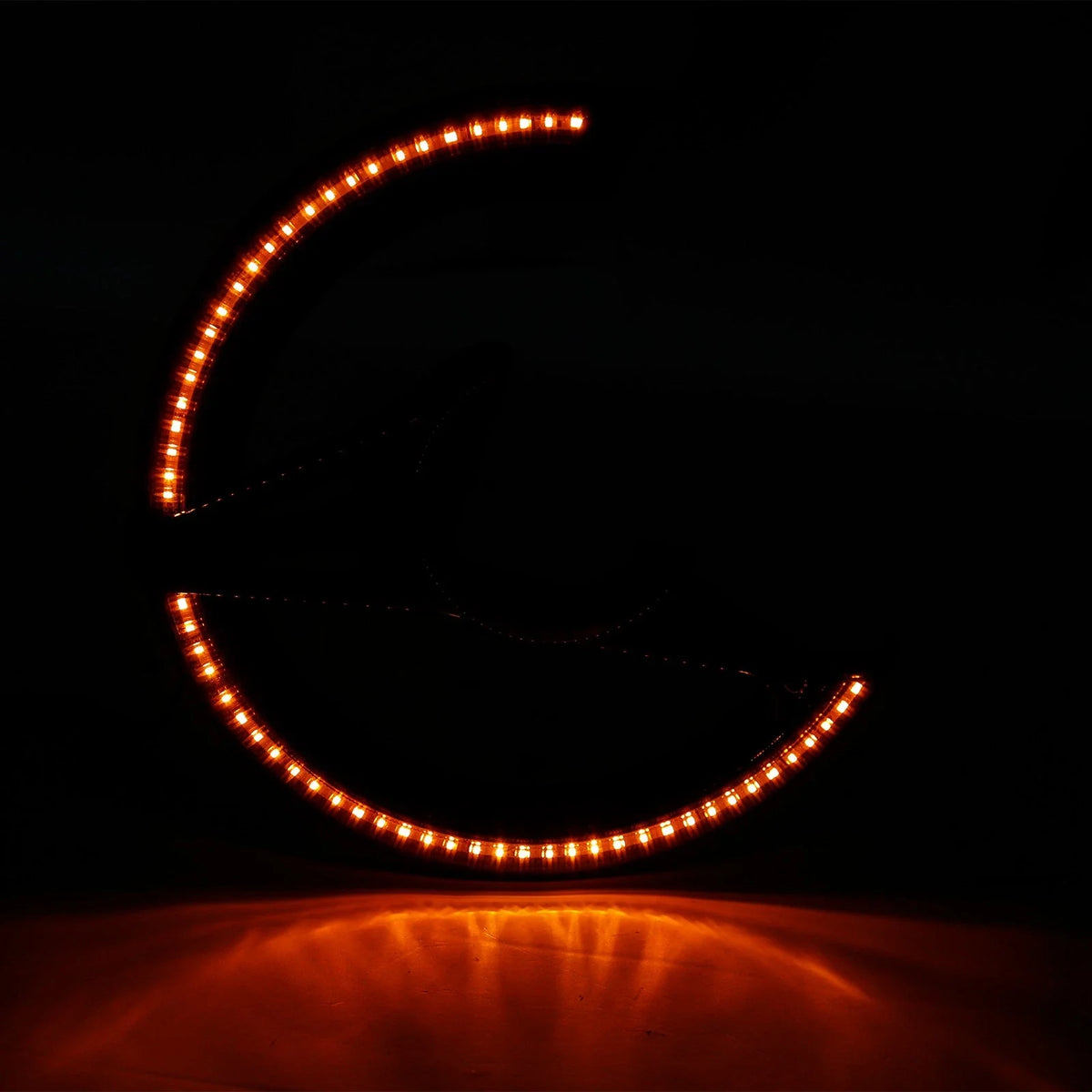 Brake Rotor Cover LED Amber Light Smoke Lens for Honda Goldwing GL1800 (2018–2023)