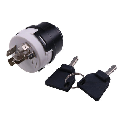 Ignition Switch with 2 Keys for JCB 214 215 216 217 3C 3CX 3D (701, 80184, 45500)