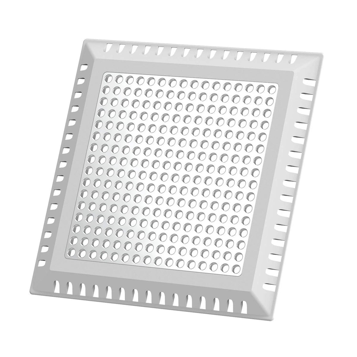 4 Inch Shower Drain Cover Hair Catcher Strainer - Gray