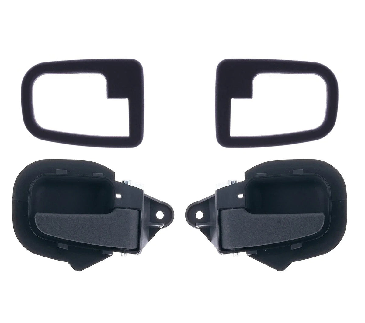 Front Black Door Handles & Trim Cover 4pcs for BMW 3 Series E36 (1990–1999)