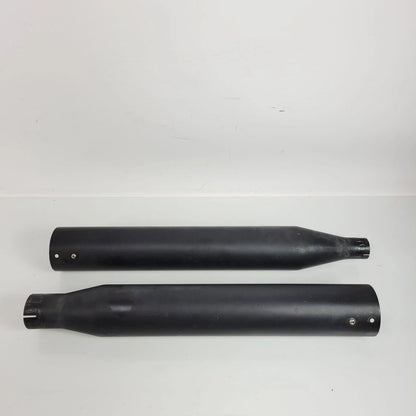 Bassani 4in. Quick Change Black Slip-Ons for Harley Touring (2017–2025)