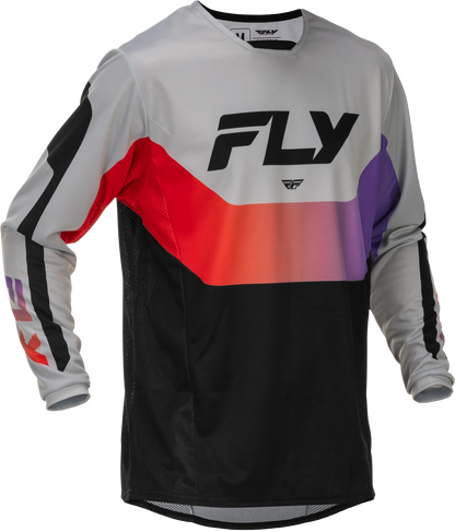 Kinetic Jersey for FLY RACING (2026) - 379-423S - Small - Grey/Red/Purple/Black