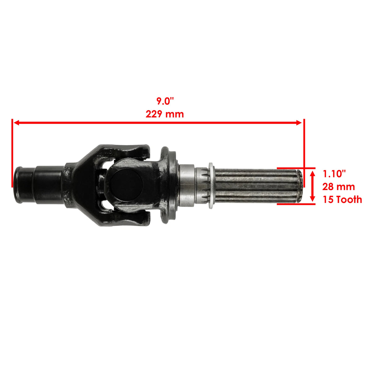 Complete Rear Axle Drive Shaft for Kawasaki Mule 2510 (1994–1999) SH130+SH131-RAS