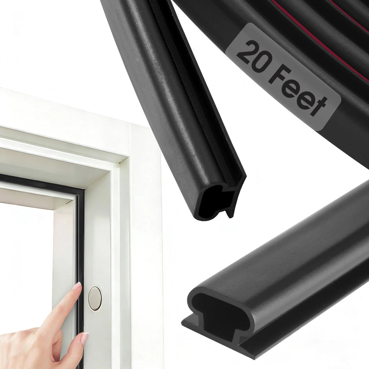 20Ft Weather Stripping Door Seal Strip for