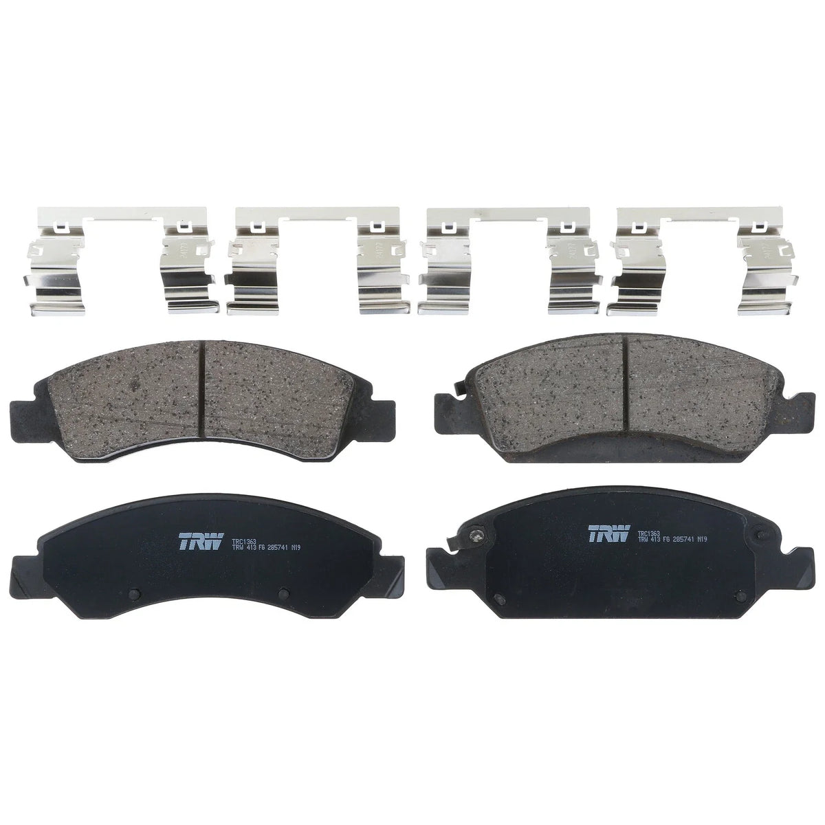 Front Brake Kit Set of 4 Disc Rotors & TRW Ceramic Pads for Cadillac Chevy GMC