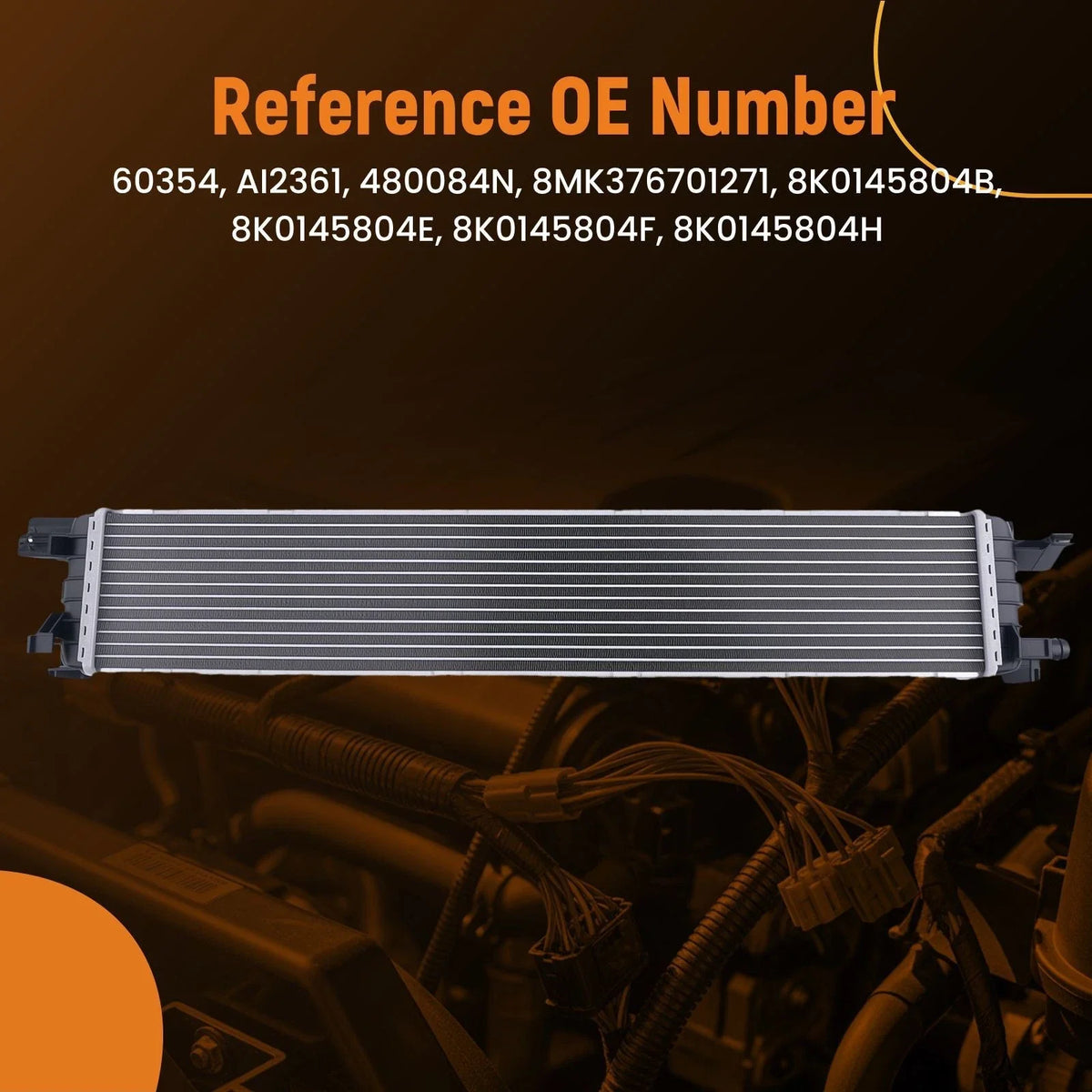 Coolant Radiator Assembly for Audi A6 Quattro 3.0L (2012–2014) 480084N