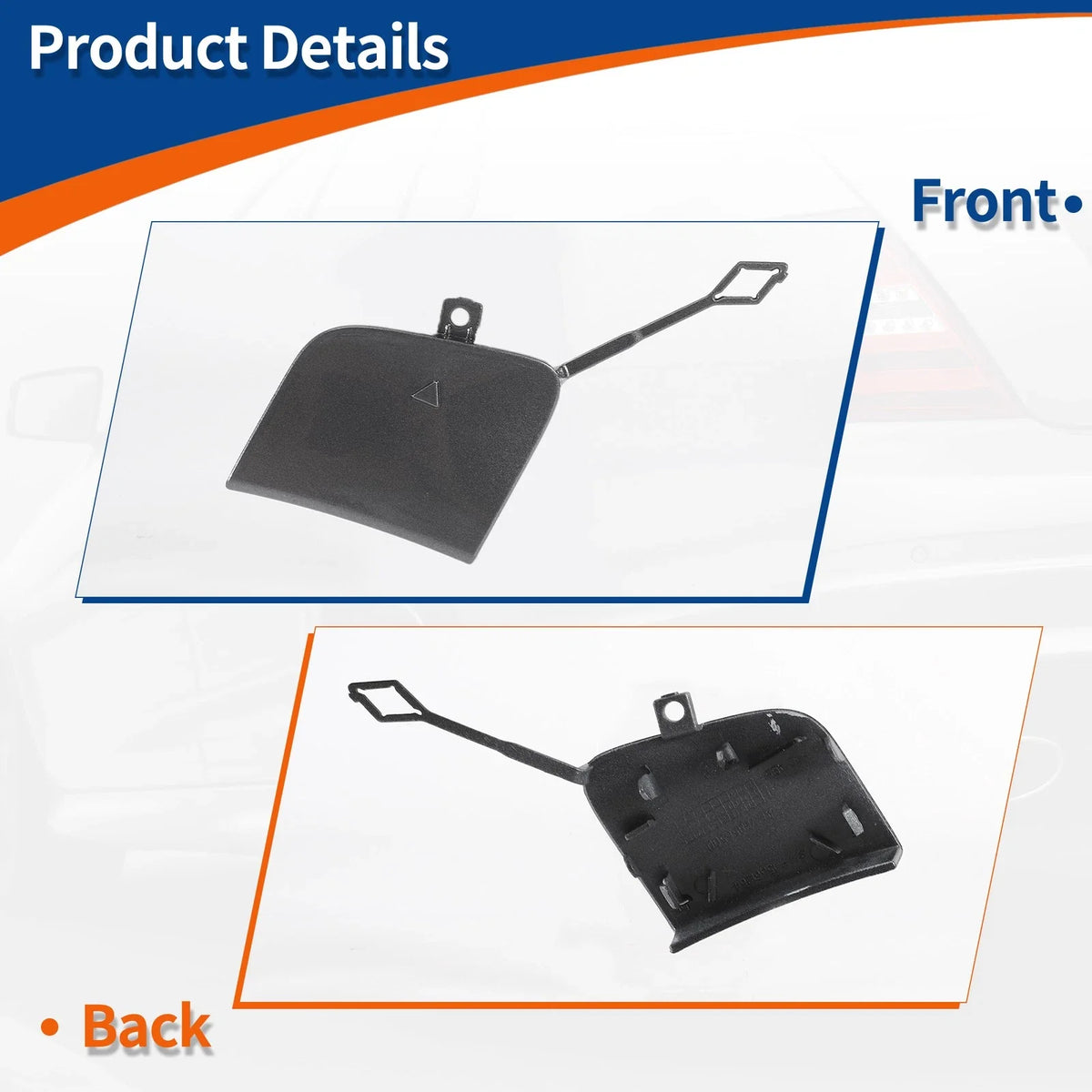 Tow Hook Cover for Mercedes-Benz A Class (2013–2018) No.A1778856500 Gray