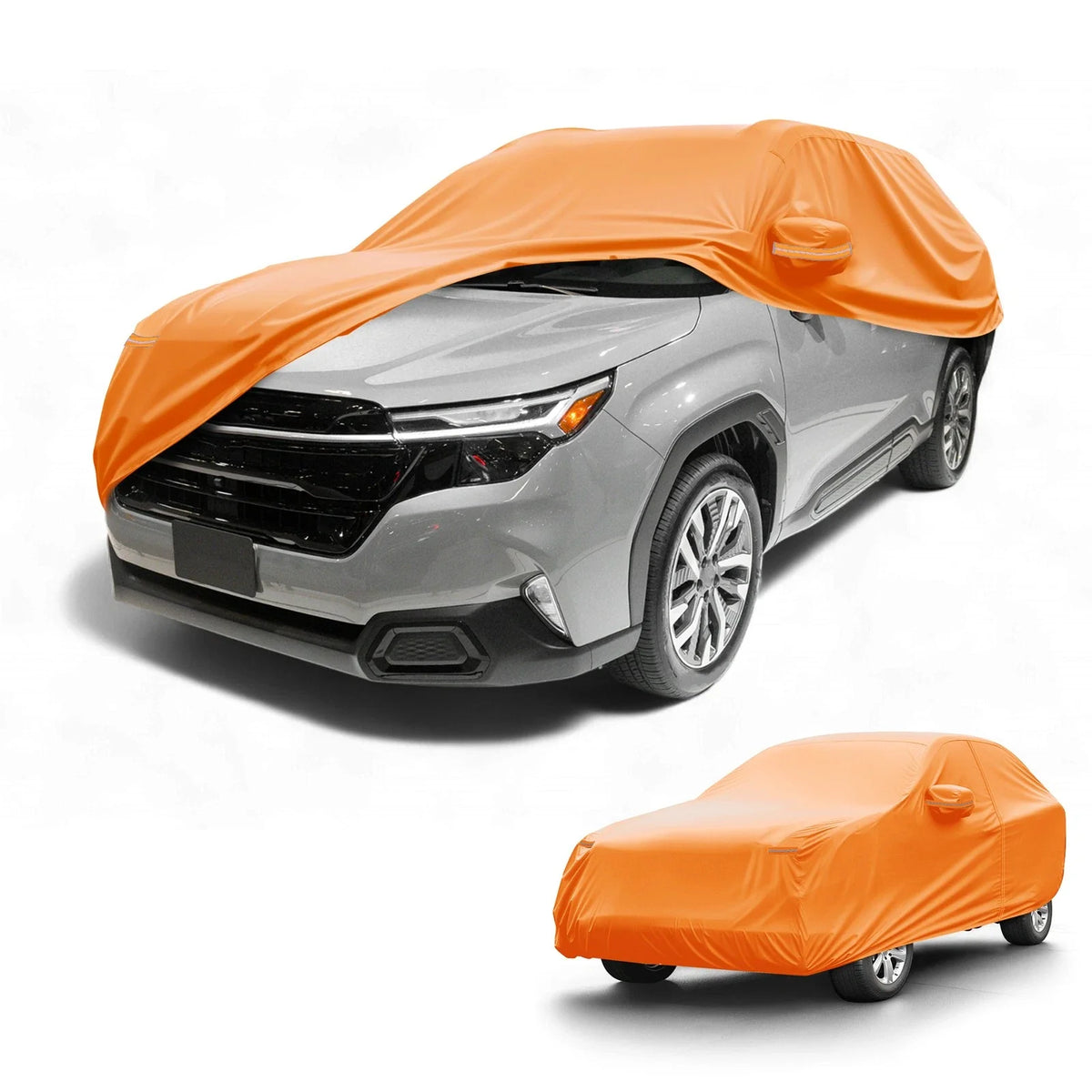 Waterproof Car Cover for Subaru Forester (2014–2023) - Orange, Zippered