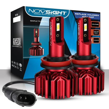 H11 LED Headlight Bulb Kit for NOVSIGHT (60W 20000LM 6000K)