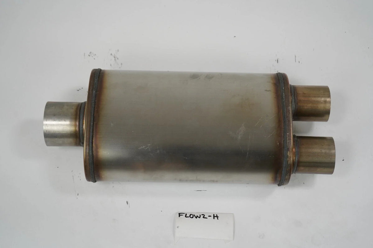Flow II 52198 3" Center In To 2.5" Dual Out Exhaust for Open Box Special