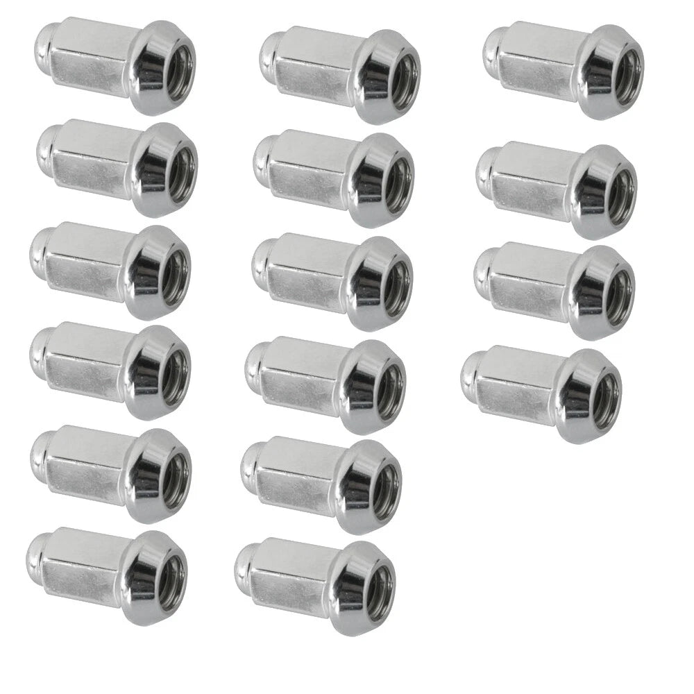 16 Pack STI Tapered Lug Nut 3/8" 14mm Head Chrome for Polaris ATVs (sti455681886)