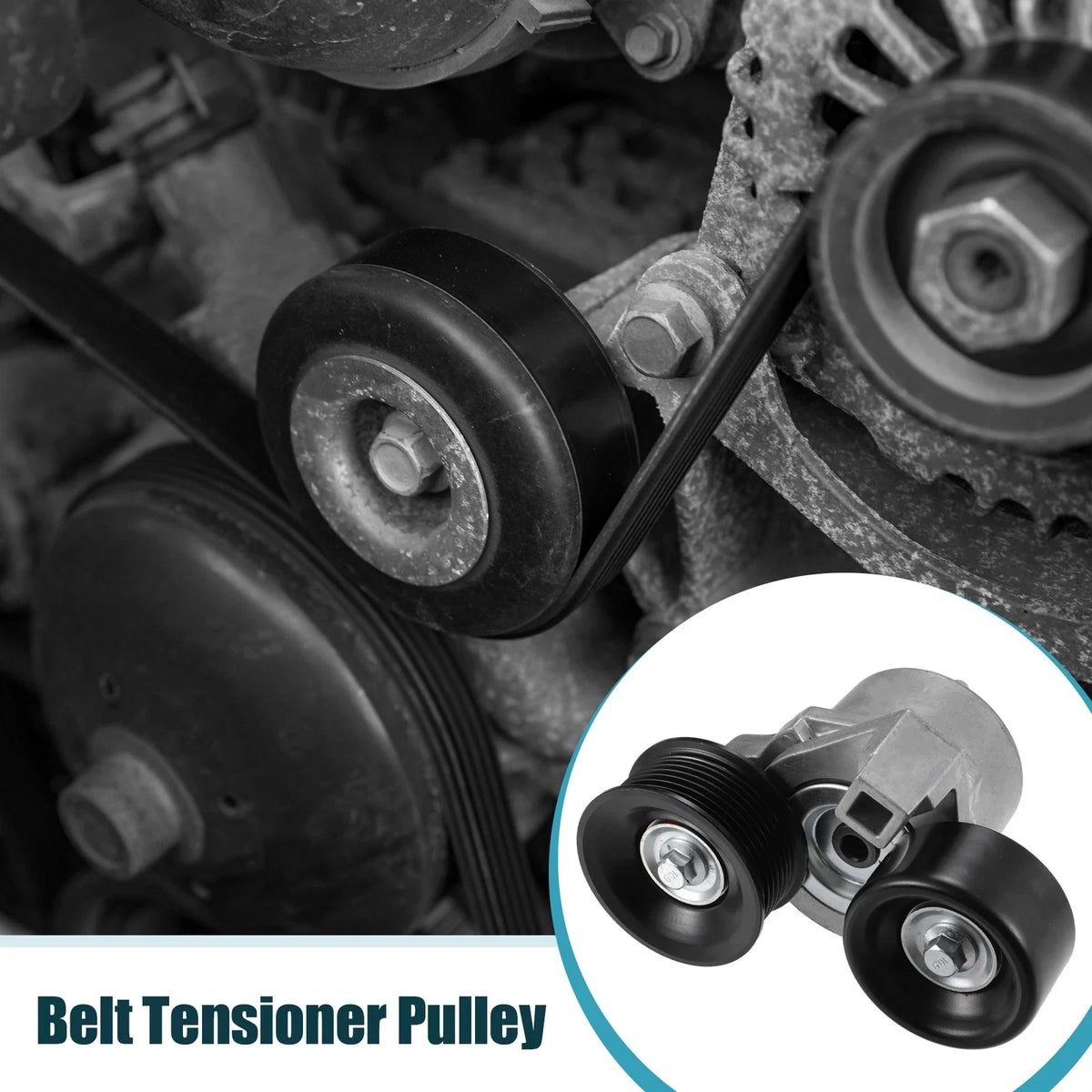 Belt Tensioner Pulley Assembly for Ford F-250 Super Duty (1999–2003)