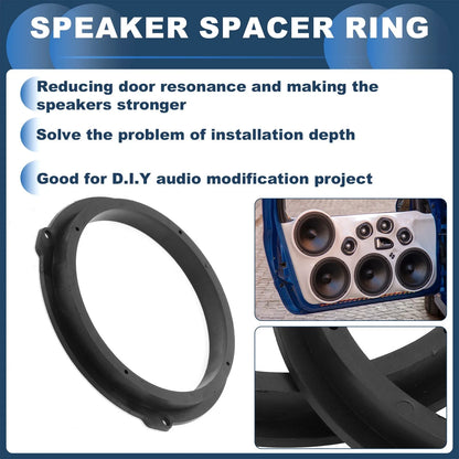 Set of 2 Speaker Spacer Rings for Ford Transit Custom (2012–2023)