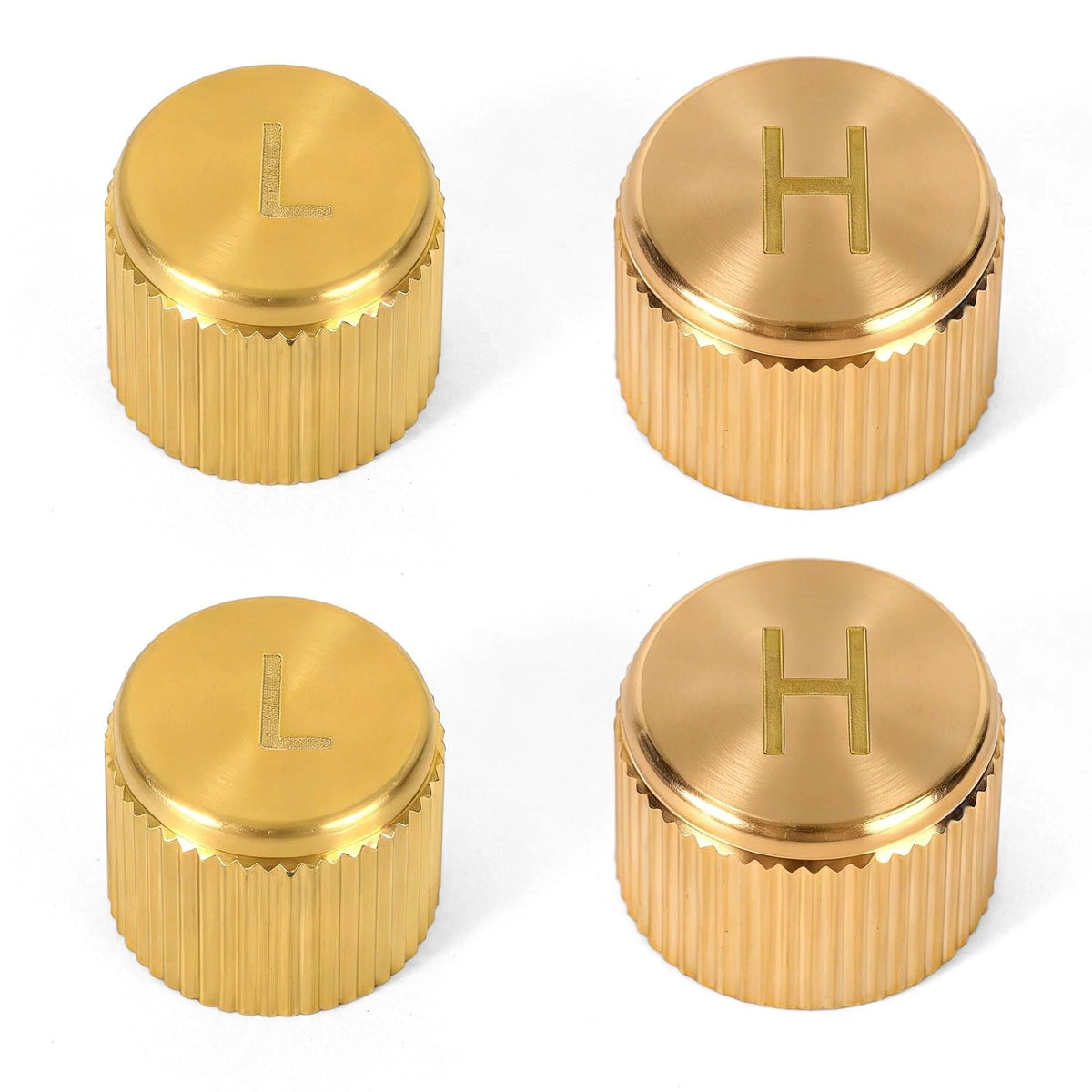 AC Valve Caps for R134a System - Leakproof Brass High & Low Pressure Covers