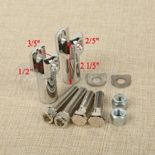 Pegstreamliner Passenger Foot Pegs Support Mount for Harley Softail (2000–2006)
