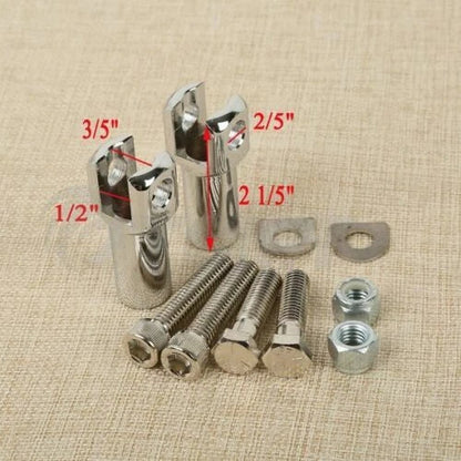 Pegstreamliner Passenger Foot Pegs Support Mount for Harley Softail (2000–2006)
