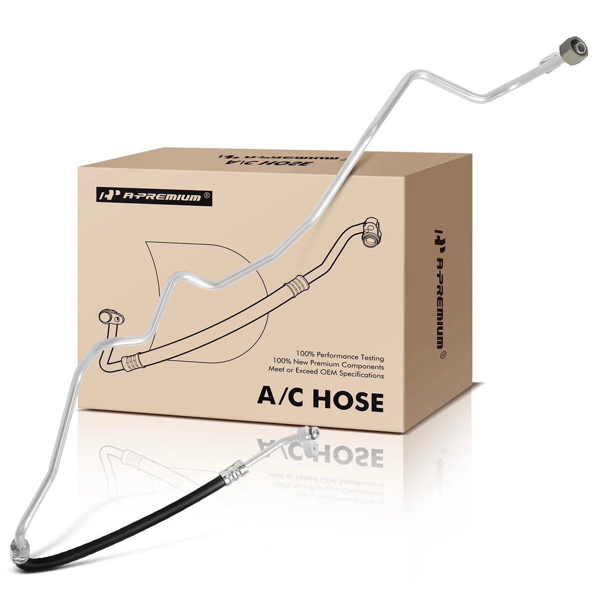 A/C Refrigerant Hose Assembly for Audi A6 (2005–2010) 4F0260710C