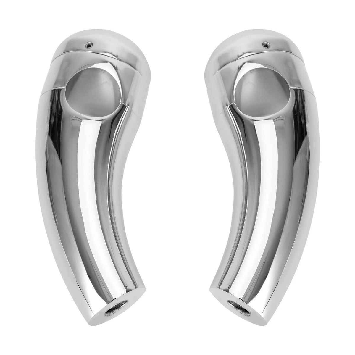 3.5" Handlebar Risers for Yamaha V-Star, Honda VTX, Suzuki Boulevard, Kawasaki (M537-A012-Chrome)