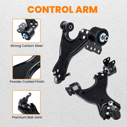 Front Lower Control Arm w/Ball Joint for Chevy Traverse Buick Enclave (2009–2017) - MCJVH8, RK621231, RK621232