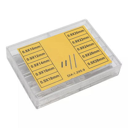 10 Sizes Tube & Pins for Watch Band Strap Repair Tool 10-28mm
