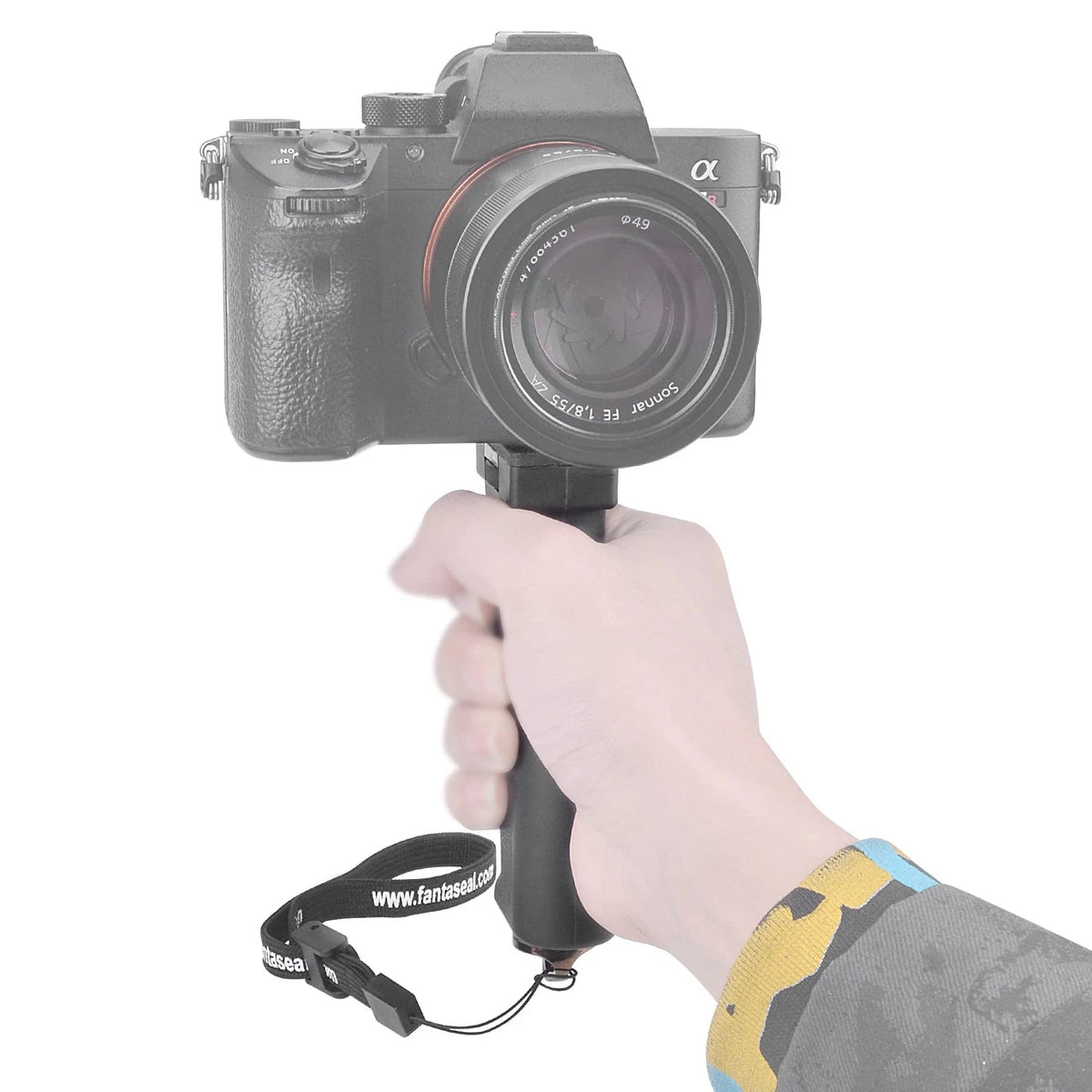 Ergonomic Pistol Grip for DSLR Mirrorless Cameras