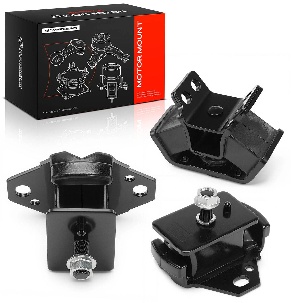 3X Engine Motor & Trans. Mount for Toyota Tacoma 1995–1999 4Runner RWD 1230838010, 123710C010, 1237116020, 1237134030, 1237135070
